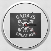 Horloge Murale Badass with a great ass