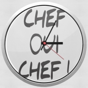 Horloge Murale Chef Oui Chef humour