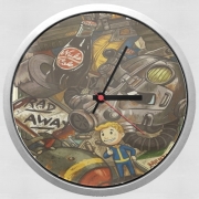 Horloge Murale Fallout Painting Nuka Coca