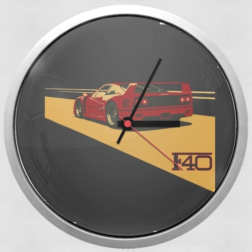 Horloge Murale Ferrari F40 Art Fan