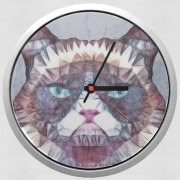 Horloge Murale Chat grincheux