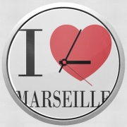 Horloge Murale I love Marseille