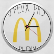 Horloge Murale Je peux pas jai faim McDonalds