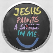 Horloge Murale Jesus paints a smile in me Bible