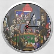Horloge Murale Killing Time with card game horror