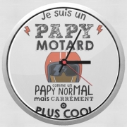 Horloge Murale Papy motard