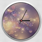 Horloge Murale Purple Sparkles