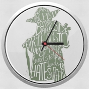 Horloge Murale Yoda Force be with you