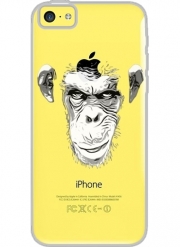Coque Iphone 5C Transparente Evil Monkey