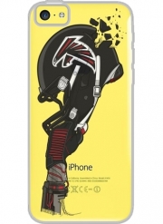 Coque Iphone 5C Transparente Football Helmets Atlanta