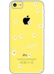 Coque Iphone 5C Transparente Happy Daisy