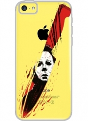 Coque Iphone 5C Transparente Hell-O-Ween Myers knife