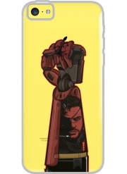 Coque Iphone 5C Transparente Metal Power Gear  