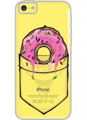 Coque Iphone 5C Transparente Pocket Collection: Donut Springfield
