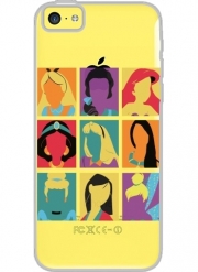 Coque Iphone 5C Transparente Princess pop