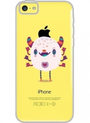 Coque Iphone 5C Transparente Puffy Monster