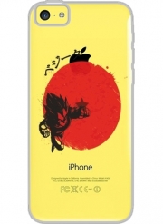 Coque Iphone 5C Transparente Red Sun The Prince