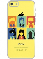 Coque Iphone 5C Transparente Sailor pop