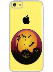 Coque Iphone 5C Transparente Spooky Halloween 5