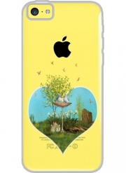 Coque Iphone 5C Transparente Summer Feeling Birds