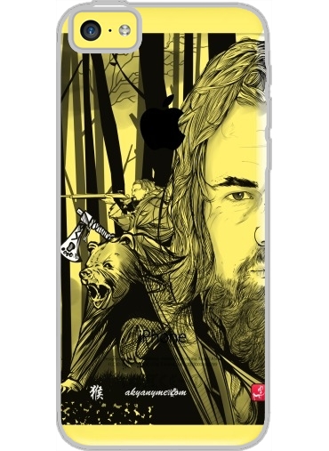Coque Iphone 5C Transparente The Bear and the Hunter Revenant