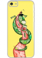 Coque Iphone 5C Transparente The Dragon and The Tower