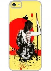 Coque Iphone 5C Transparente Trash Polka - Female Samurai