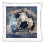 Coussin Abstract Blue Grunge Soccer