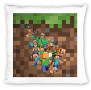 Coussin Minecraft Creeper Forest