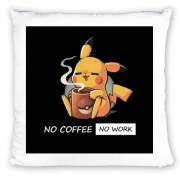 Coussin Pikachu Coffee Addict