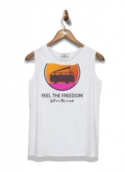 Débardeur Homme Feel The freedom on the road