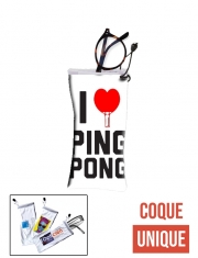 étui à lunettes I love Ping Pong