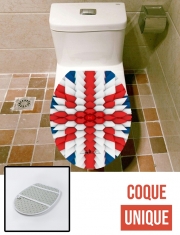 Housse de toilette - Décoration abattant wc 3D Poly Union Jack London flag