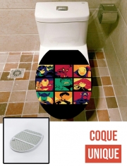 Housse de toilette - Décoration abattant wc A Pop