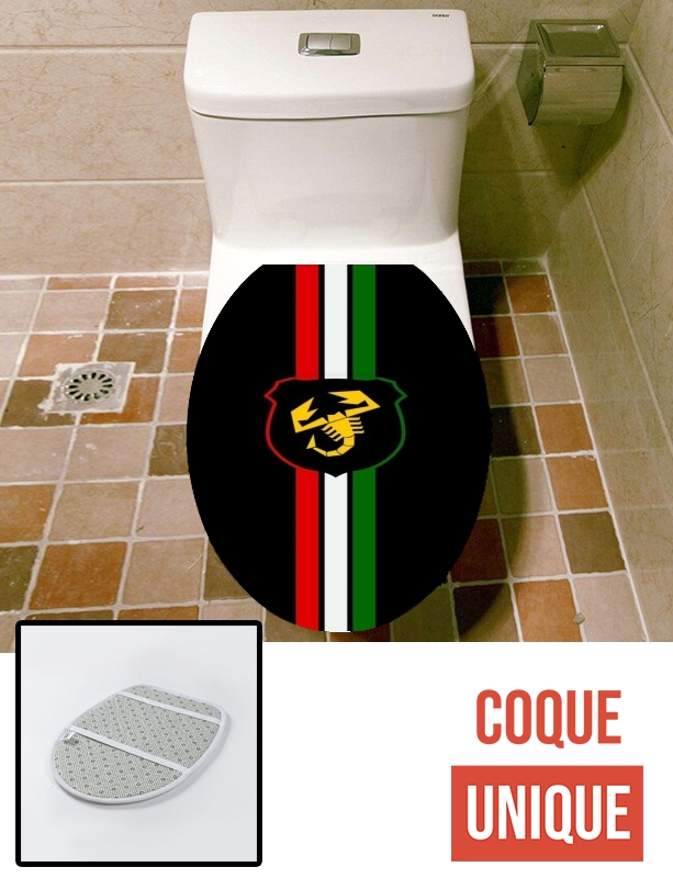Housse de toilette - Décoration abattant wc ABARTH Italia