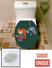 Housse de toilette - Décoration abattant wc Adele Vive les betises