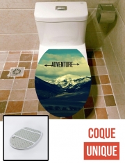 Housse de toilette - Décoration abattant wc Aventure