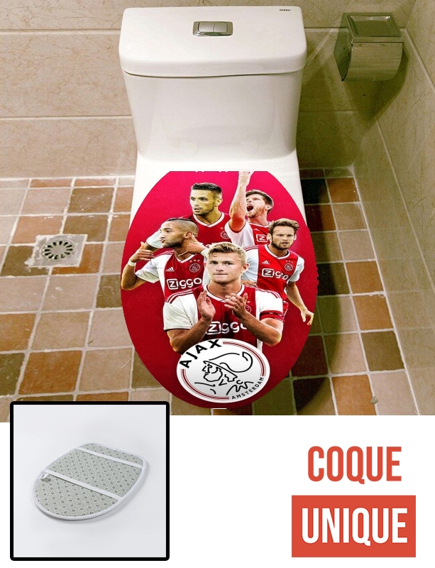 Housse de toilette - Décoration abattant wc Ajax Legends 2019