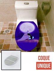 Housse de toilette - Décoration abattant wc Aladdin x Jasmine Rêve bleu One Love One Life