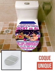 Housse de toilette - Décoration abattant wc Ali vs Rocky