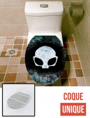 Housse de toilette - Décoration abattant wc Skull alien