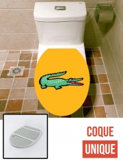Housse de toilette - Décoration abattant wc alligator crocodile
