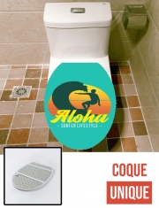 Housse de toilette - Décoration abattant wc Aloha Surfer lifestyle
