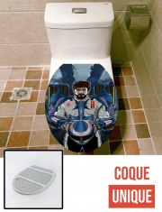 Housse de toilette - Décoration abattant wc Alonso mechformer  racing driver 