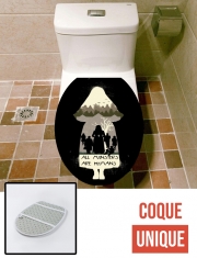 Housse de toilette - Décoration abattant wc american asylum