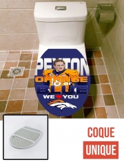 Housse de toilette - Décoration abattant wc Football Américain : Payton Manning