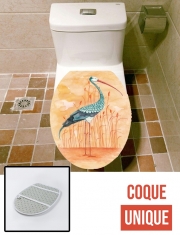 Housse de toilette - Décoration abattant wc An Exotic Crane