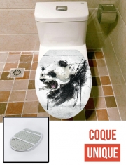 Housse de toilette - Décoration abattant wc Angry Panda