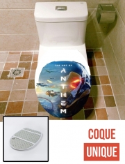 Housse de toilette - Décoration abattant wc Anthem Art