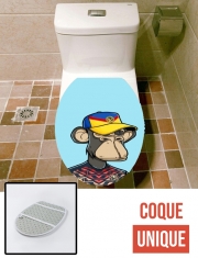 Housse de toilette - Décoration abattant wc Ape America Bored 1
